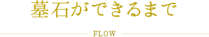 墓石ができるまで FLOW